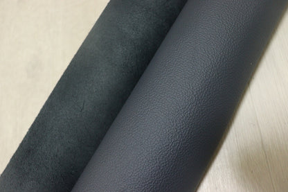 ds28円！[ネイビー]新入荷 イタリアンレザー 牛革 クロム革 シボ型押し 285ds