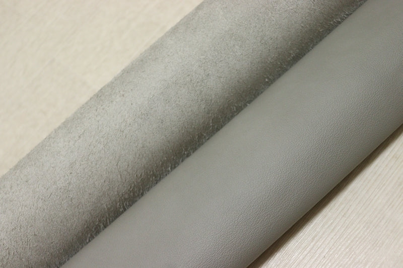 ds28円！[ライトグレー]新入荷 イタリアンレザー 牛革 クロム革 弱シュリンク加工 292ds