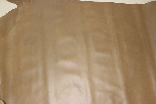 ds28円！[ナチュラルブラウン]新入荷 イタリアンレザー 牛革 コンビヌメ革 スムース加工 やや訳あり 298ds