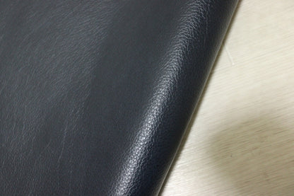ds28円！[ネイビー]新入荷 イタリアンレザー 牛革 クロム革 シュリンク加工 310ds