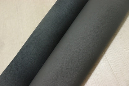 ds28円！[ダークグレー]新入荷 イタリアンレザー 牛革 クロム革 シュリンク加工 もちもち 330ds