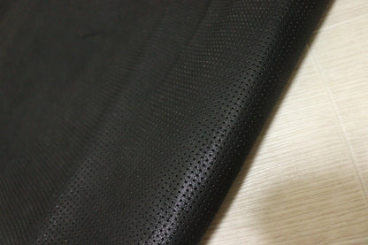ds28円！[ブラック]新入荷 国産 ヤギ革 クロム革 パンチ型押し 45ds