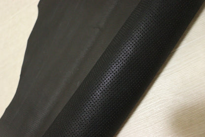 ds28円！[ブラック]新入荷 国産 ヤギ革 クロム革 パンチ型押し 45ds