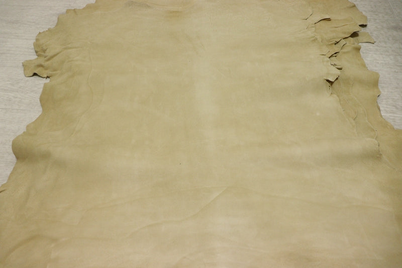 ds28円！[ベージュ系]新入荷 インポートレザー ヤギ革 クロム革 シルキースウェード 54ds