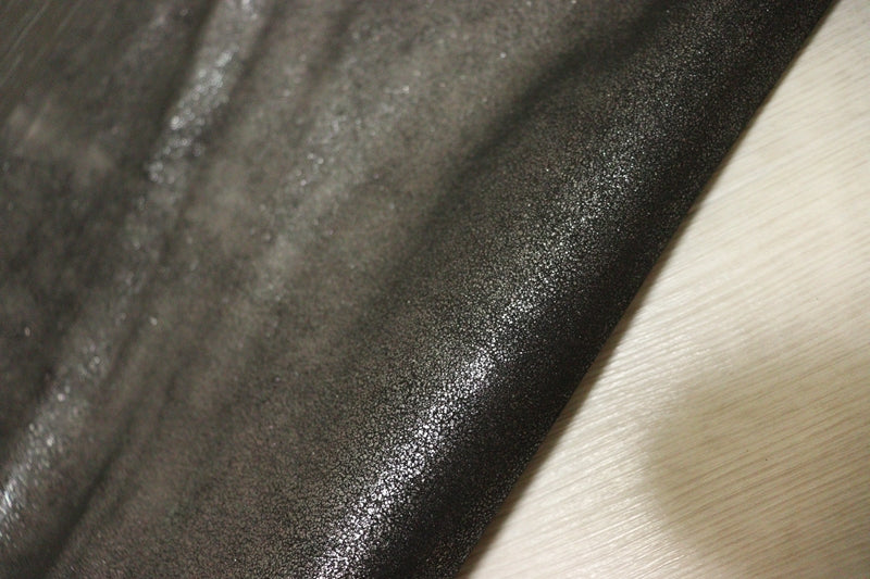 ds28円！[ダークシルバー]新入荷 国産 ヤギ革 クロム革 シルキープリント 57ds