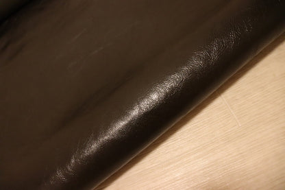 ds28円！[ダークブラウン]新入荷 イタリアンレザー ヤギ革 クロム革 カゼイン仕上げ 58ds