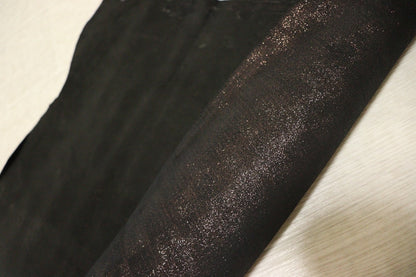 ds28円！[ブロンズ]新入荷 国産 ヤギ革 クロム革 チェックプリント 58ds