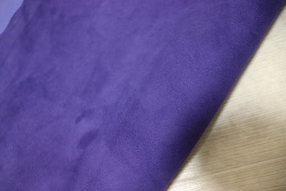 ds28円！[パープル]新入荷 国産 ひつじ革 クロム革 シルキースウェード 59ds