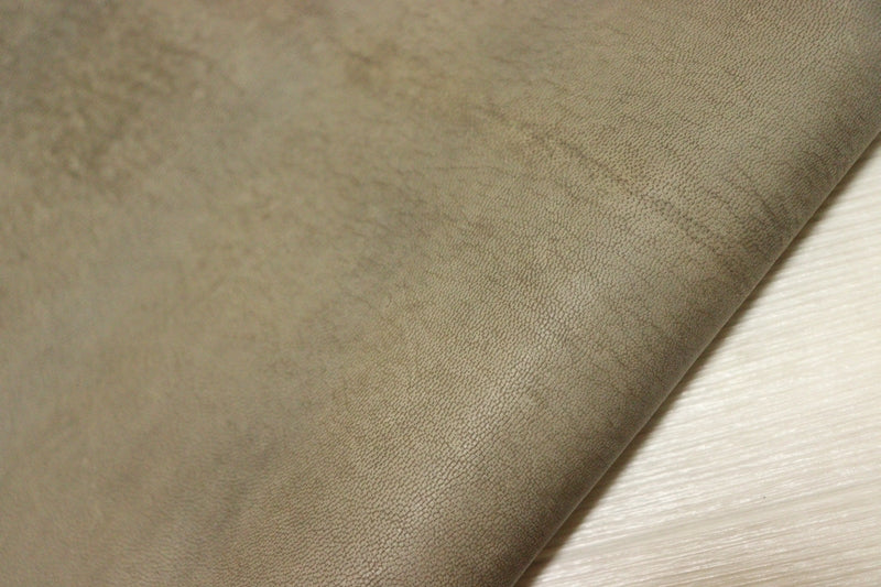 ds28円！[オリーブ]新入荷 インポートレザー 牛革 クロム革 吟すり加工 65ds