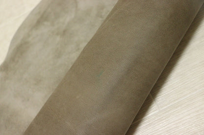ds28円！[オリーブ]新入荷 インポートレザー 牛革 クロム革 吟すり加工 65ds