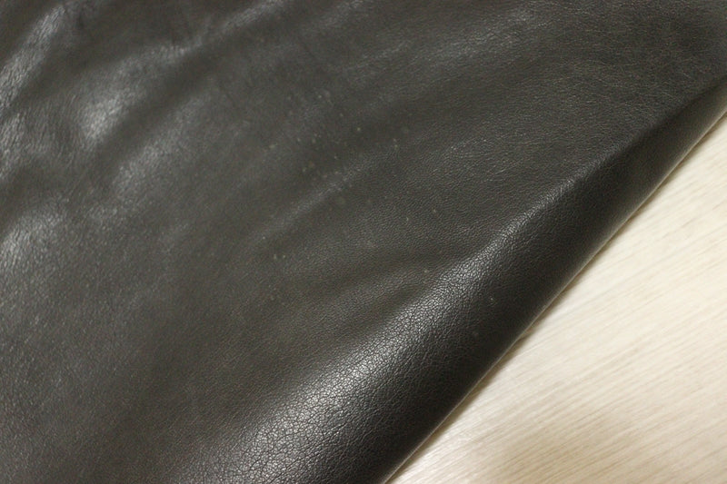 ds28円！[カーキ]新入荷 インポートレザー ひつじ革 クロム革 スムース加工 70ds