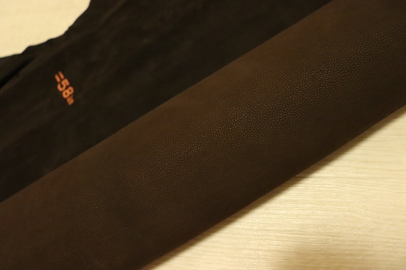 ds28円！[こげ茶]新入荷 インポートレザー ヤギ革 クロム革 吟すり加工 72ds