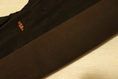 ds28円！[こげ茶]新入荷 インポートレザー ヤギ革 クロム革 吟すり加工 
