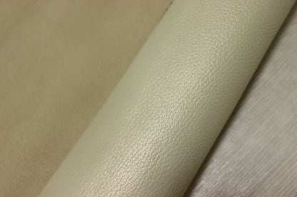 ds28円！[パールベージュ]新入荷 国産 ヤギ革 クロム革 シボ型押し 81ds
