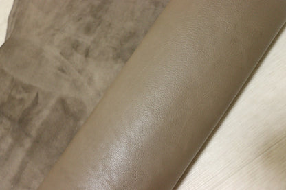 ds28円！[モカグレー]新入荷 国産 牛革 クロム革 スムース加工 87ds