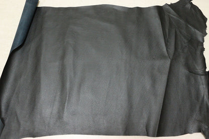 ds28円！[ブラック]新入荷 国産 ヤギ革 クロム革 エレファント型押し 96ds