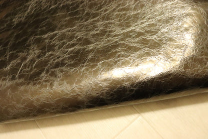 ds28円！[ブロンズ系]新入荷 イタリアンレザー 牛革 クロム革 クラッキング加工 97ds