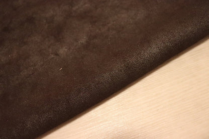 ds30円！[ボルドー]新入荷 イタリアンレザー 牛革 クロム革 ムラ染加工 ベロア 132ds