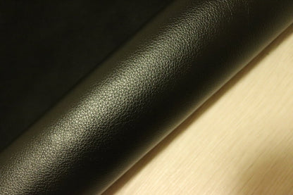 ds30円！[ブラック]新入荷 バングラディシュレザー 牛革 クロム革 弱シュリンク加工 157ds