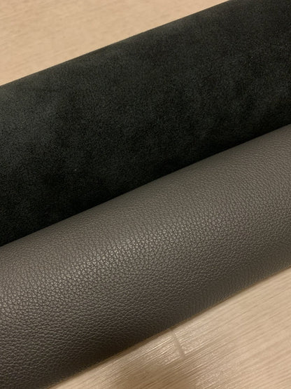 ds30円！[アッシュグレー]新入荷 イタリアンレザー 牛革 クロム革 シボ型押し もちもち 216ds