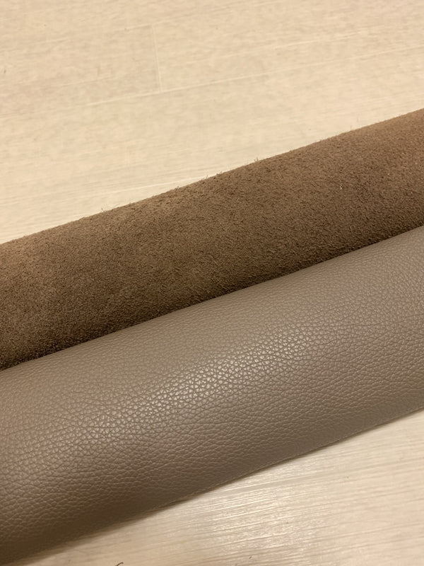 ds30円！[モカブラウン]新入荷 イタリアンレザー 牛革 クロム革 シボ型押し 220ds