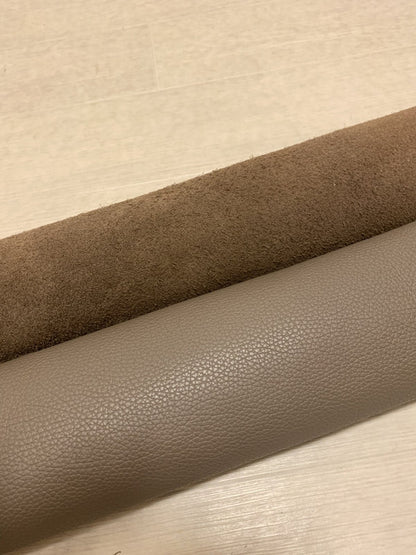 ds30円！[モカブラウン]新入荷 イタリアンレザー 牛革 クロム革 シボ型押し 220ds