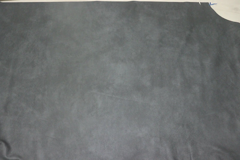 ds30円！[グレー]新入荷 イタリアンレザー 牛革 クロム革 ムラ染加工 244ds