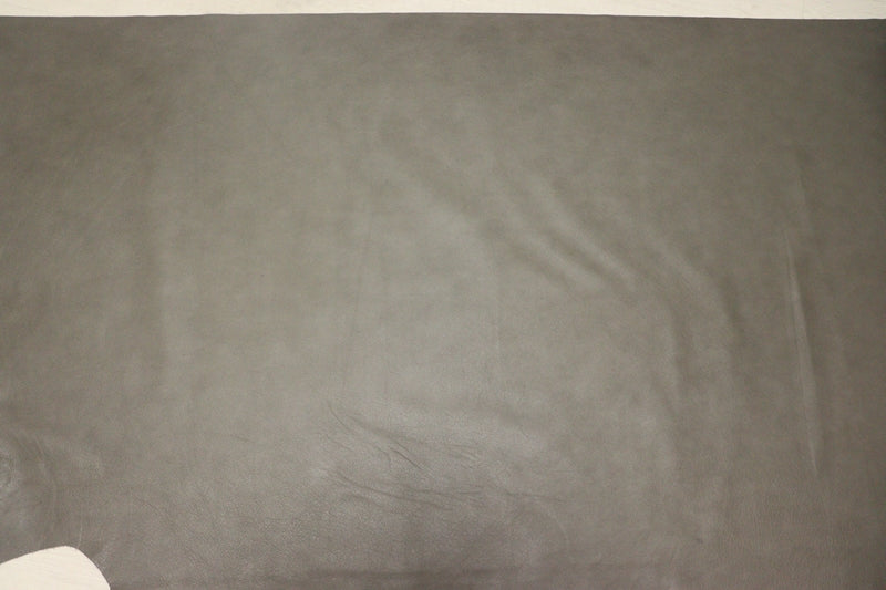 ds30円！[オリーブダークグレー]新入荷 イタリアンレザー 牛革 クロム革 弱シュリンク加工 248ds