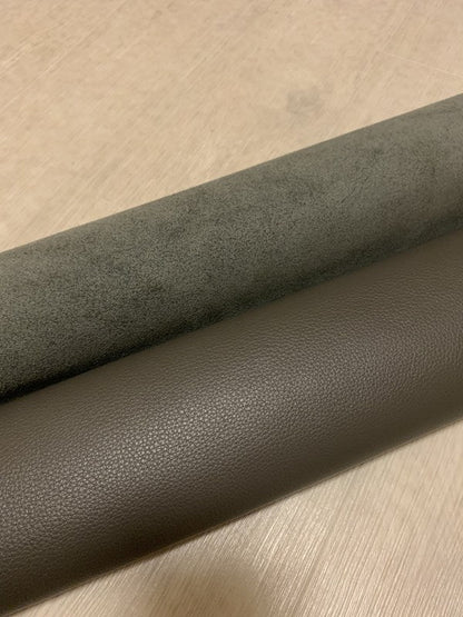 ds30円！[アッシュグレー]新入荷 イタリアンレザー 牛革 クロム革 シボ型押し 顔料仕上げ 250ds