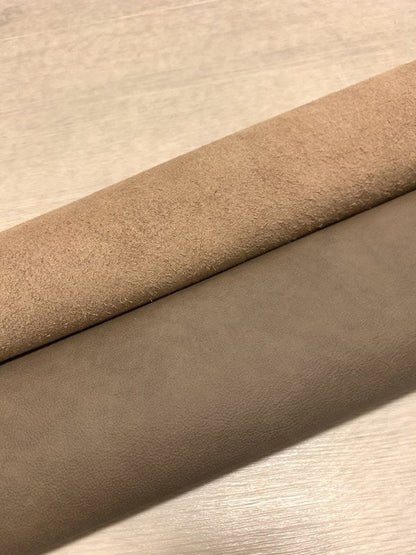 ds30円！[オリーブブラウン]新入荷 イタリアンレザー 牛革 クロム革 アンチック加工 250ds