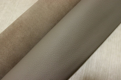 ds30円！[モカグレー]新入荷 イタリアンレザー 牛革 クロム革 シュリンク加工 252ds