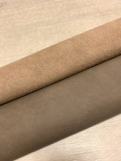 ds30円！[オリーブブラウン]新入荷 イタリアンレザー 牛革 クロム革 アンチック加工 253ds