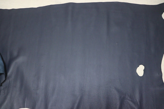 ds30円！[ネイビー]新入荷 国産 牛革 クロム革 シュリンク加工 254ds