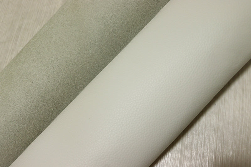 ds30円！[アイボリー]新入荷 イタリアンレザー 牛革 クロム革 シュリンク加工 255ds