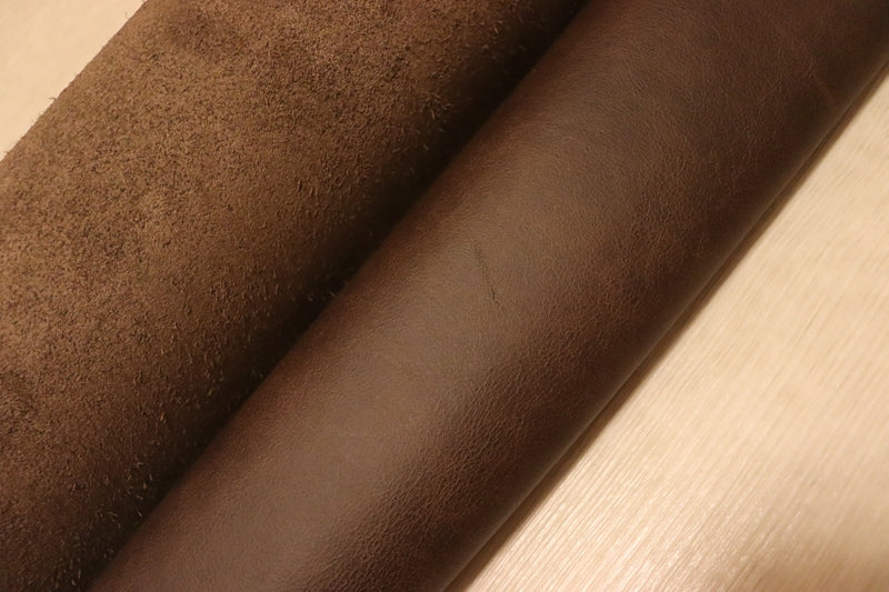 ds30円！[ヴィンテージ]新入荷 イタリアンレザー 牛革 クロム革 スムース加工 258ds