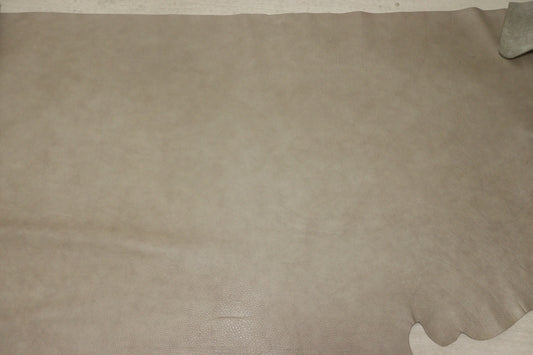 ds30円！[サンドベージュ]新入荷 イタリアンレザー 牛革 クロム革 シュリンク加工 アンチック 258ds