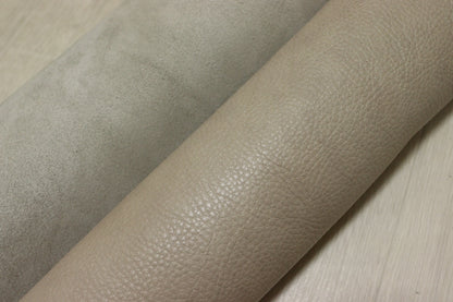 ds30円！[サンドベージュ]新入荷 イタリアンレザー 牛革 クロム革 シュリンク加工 アンチック 258ds