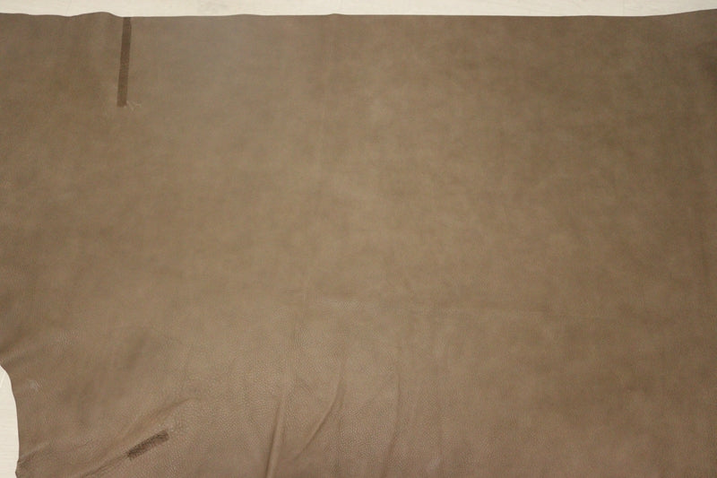 ds30円！[ブラウン]新入荷 イタリアンレザー 牛革 クロム革 シュリンク加工 259ds