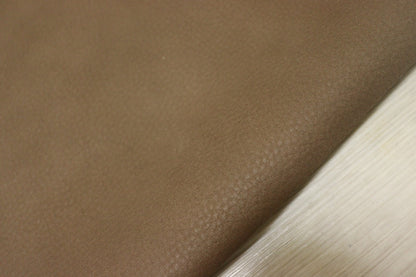 ds30円！[ブラウン]新入荷 イタリアンレザー 牛革 クロム革 シュリンク加工 259ds