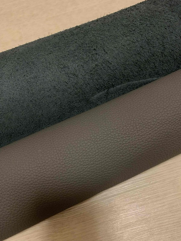 ds30円！[ダークグレー]新入荷 イタリアンレザー 牛革 クロム革 シュリンク加工 263ds