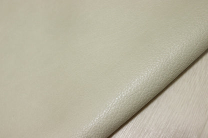 ds30円！[くすみアイボリー]新入荷 イタリアンレザー 牛革 クロム革 スムース加工 266ds