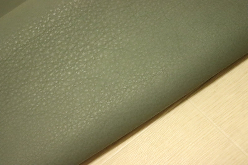 ds30円！[ブルーグレー]新入荷 イタリアンレザー 牛革 クロム革 シュリンク加工 ディア調 270ds