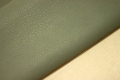 ds30円！[ブルーグレー]新入荷 イタリアンレザー 牛革 クロム革 シュリンク加工 ディア調 270ds