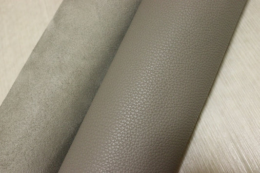 ds30円！[モカグレー]新入荷 イタリアンレザー 牛革 クロム革 シュリンク加工 270ds