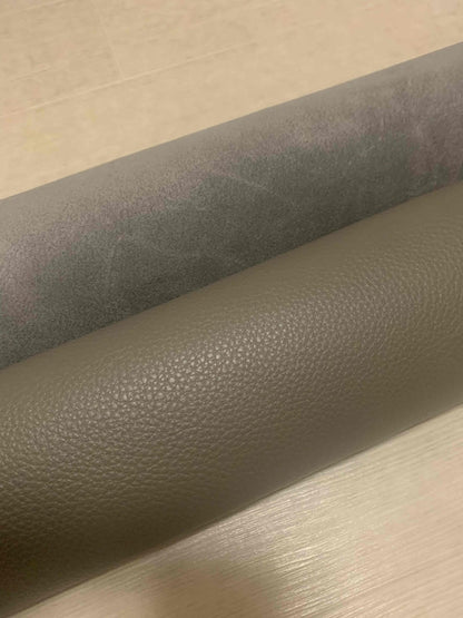 ds30円！[グレー]新入荷 イタリアンレザー 牛革 クロム革 シボ型押し もちもち 272ds