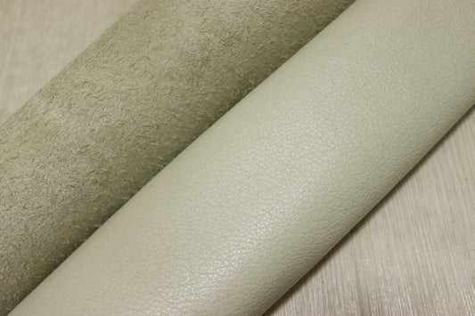 ds30円！[くすみアイボリー]新入荷 イタリアンレザー 牛革 クロム革 シュリンク加工 272ds