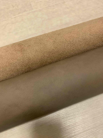 ds30円！[オリーブブラウン]新入荷 イタリアンレザー 牛革 クロム革 アンチック加工 274ds