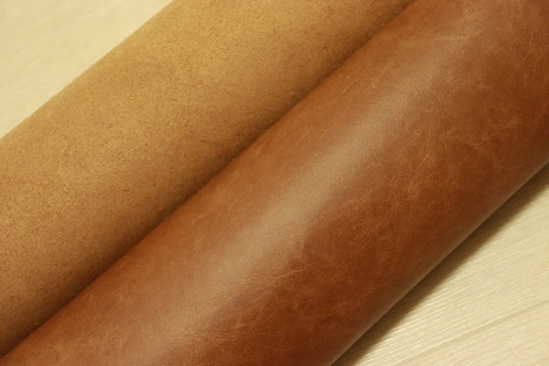ds30円！[マロンブラウン]新入荷 イタリアンレザー 牛革 クロム革 プルアップ加工 300ds