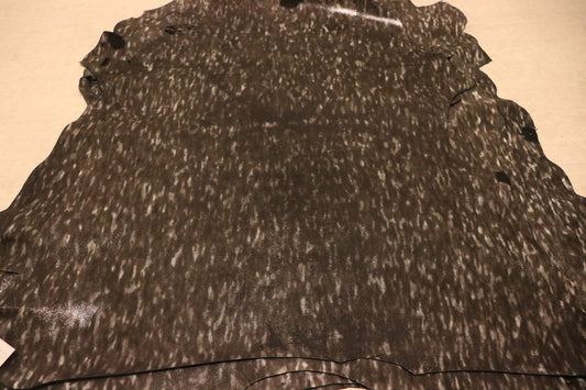 ds30円！[ブラック]新入荷 国産 ヤギ革 クロム革 ムラ染加工 31ds