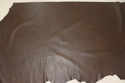 ds30円！[ヴィンテージブラウン]新入荷 イタリアンレザー 牛革 クロム革 シュリンク加工 アンチック加工 317ds